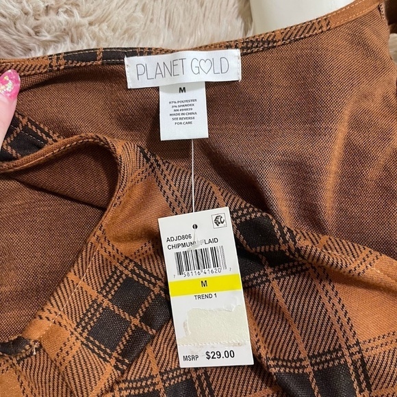 NEW Planet Gold Dress Medium - Picture 5 of 5